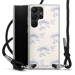 New Carry Case Transparent Stoff schwarz/silber