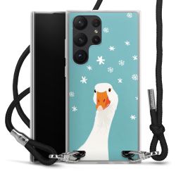 New Carry Case Transparent Stoff schwarz/silber