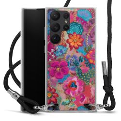 New Carry Case Transparent Stoff schwarz/silber