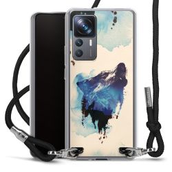 New Carry Case Transparent Stoff schwarz/silber