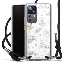 Carry Case Transparent Fabric black/silver