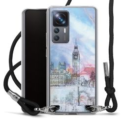 Carry Case Transparent Fabric black/silver