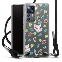 New Carry Case Transparent Stoff schwarz/silber