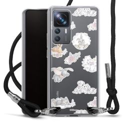 New Carry Case Transparent Stoff schwarz/silber