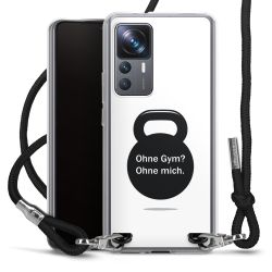 New Carry Case Transparent Stoff schwarz/silber