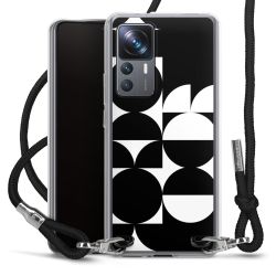 New Carry Case Transparent Stoff schwarz/silber