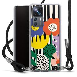 New Carry Case Transparent Stoff schwarz/silber