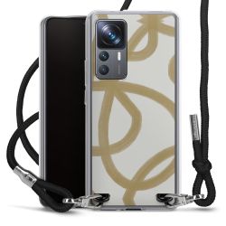 New Carry Case Transparent Stoff schwarz/silber