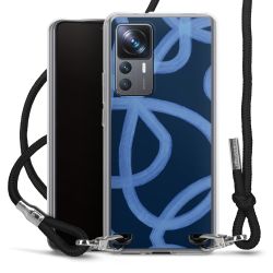 New Carry Case Transparent Stoff schwarz/silber