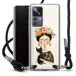 New Carry Case Transparent Stoff schwarz/silber