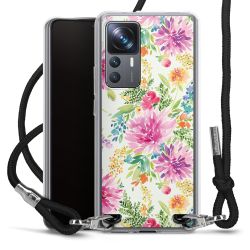 New Carry Case Transparent Stoff schwarz/silber