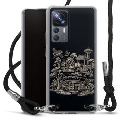 Carry Case Stoff schwarz/silber