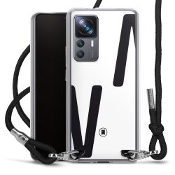 New Carry Case Transparent Stoff schwarz/silber