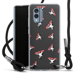 Carry Case Stoff schwarz/silber