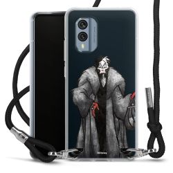 New Carry Case Transparent Stoff schwarz/silber