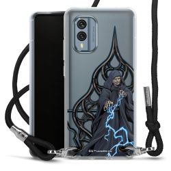 New Carry Case Transparent Stoff schwarz/silber