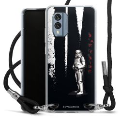 New Carry Case Transparent Stoff schwarz/silber