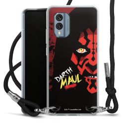 New Carry Case Transparent Stoff schwarz/silber