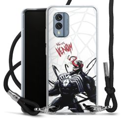 New Carry Case Transparent Stoff schwarz/silber