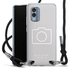 Carry Case Stoff schwarz/silber