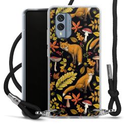 New Carry Case Transparent Stoff schwarz/silber