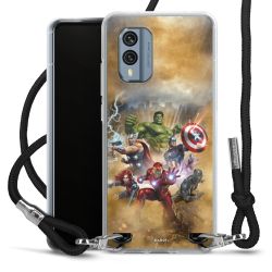 New Carry Case Transparent Stoff schwarz/silber