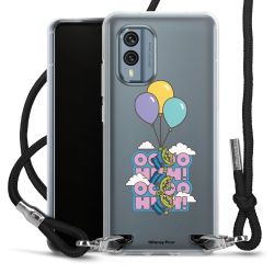 New Carry Case Transparent Stoff schwarz/silber