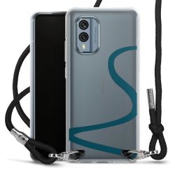 New Carry Case Transparent Stoff schwarz/silber