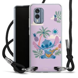 New Carry Case Transparent Stoff schwarz/silber