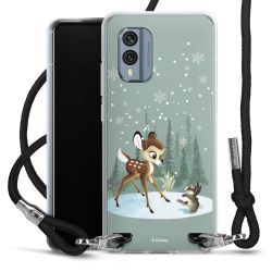 New Carry Case Transparent Stoff schwarz/silber