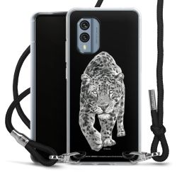 New Carry Case Transparent Stoff schwarz/silber