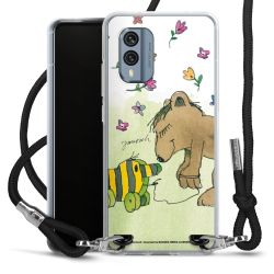 New Carry Case Transparent Stoff schwarz/silber