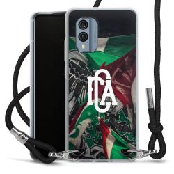 Carry Case Stoff schwarz/silber