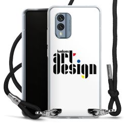 New Carry Case Transparent Stoff schwarz/silber