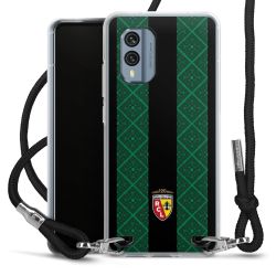 New Carry Case Transparent Stoff schwarz/silber