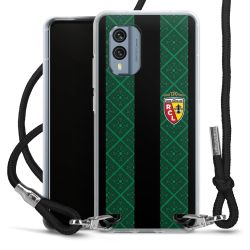 New Carry Case Transparent Stoff schwarz/silber