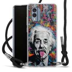 New Carry Case Transparent Stoff schwarz/silber