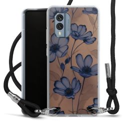 New Carry Case Transparent Stoff schwarz/silber