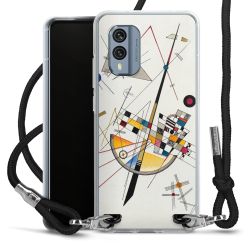 New Carry Case Transparent Stoff schwarz/silber