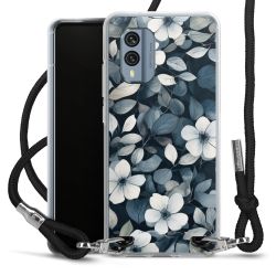 New Carry Case Transparent Stoff schwarz/silber