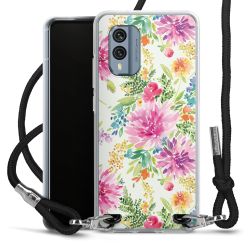 New Carry Case Transparent Stoff schwarz/silber