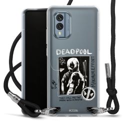 New Carry Case Transparent Stoff schwarz/silber