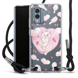 New Carry Case Transparent Stoff schwarz/silber