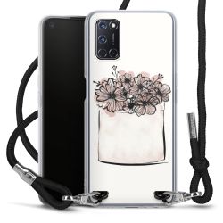 Carry Case Transparent Fabric black/silver