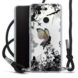 Carry Case Transparent Fabric black/silver