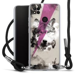 Carry Case Transparent Fabric black/silver