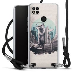 Carry Case Transparent Fabric black/silver