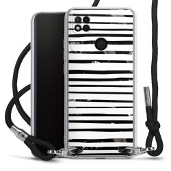 Carry Case Transparent Fabric black/silver