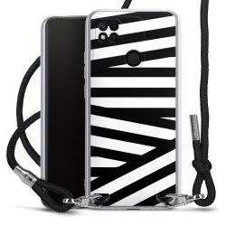 Carry Case Transparent Fabric black/silver