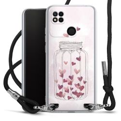 Carry Case Transparent Fabric black/silver